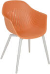  Ballena műanyag kerti szék fém lábbal, narancssárga (5905610251727)