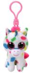 Ty Beanie Boos Clip Harmonie - pöttyös unikornis plüss figura (8, 5 cm) (TY_35211)