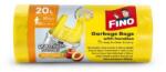 FINO Saci Menajeri Fino Premium, Galbeni, cu Maner, Aroma Piersica, 20 l, 30 Bucati (SAFINO00237)