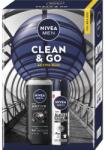 Nivea Caseta Cadou Barbati Nivea Men Clean&Go, Gel Dus 250 ml, Deodorant Spray 150 ml