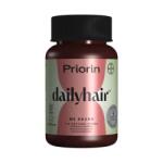BAYER Хранителна добавка за здрава коса и кожа Приорин Ягода, Bayer Priorin DailyHair for Radiant Hair Color 30 Strawberry Gummies
