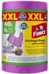 FINO Saci Menajeri Fino Premium, Mov, XXL, cu Maner, Aroma Fructe de Padure, 60 l, 60 Bucati (SAFINO00240)