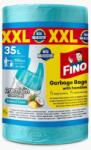 FINO Saci Menajeri Fino Premium, Albastri, XXL, cu Maner, Aroma Fructe de Padure, 35 l, 100 Bucati (SAFINO00239)