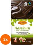 Birkengold Set 2 x Ciocolata Neagra cu Alune fara Adaos de Zahar 55% Cacao, 100 g, Birkengold