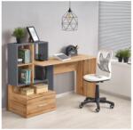 Halmar GORA íróasztal Wotan tölgy/antracit V-UA-GROSSO-D. WOTAN/ANTRACYT (HA0214)