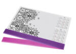 Panta Plast Könyökalátét, A3, 410x297 mm, színezhető, szamárfül védővel, PANTA PLAST, virágos