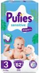 pufies Scutece Pufies Sensitive Maxi, Marimea 3 Midi, 6-10 kg, 62 Bucati (FIMPFSC154)