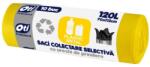 Oti Saci Menajeri Colectare Selectiva, Plastic - Metal, 70 x 112 cm, 120 l, Galbeni, 10 Bucati (ZLN-OTI021326)