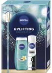 Nivea Caseta Cadou Femei Nivea Uplifting, Gel Dus Hawaii 250 ml, Deodorant Spray 150 ml