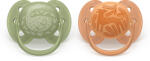 Philips Залъгалки Philips Avent - Ultra Soft, с декорация Сърна и гъска с кутия за стерилизиране, 18+ m, 2 броя (00A.0668.001)