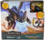 Spin Master Dreamworks Dragons World of Berk - Figurină Toothless Ultimate Plasma Blast, Figurină interactivă cu lumini și sunet inspirată din filmul „How to Train Your Dragon 2025, 35 cm, Negru, 4 ani+ (68114705 Figurina