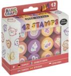 Grafix Nyomda tintapárnával, 12 db /doboz Ajánlott 3-12 éves korig unisex (09318)