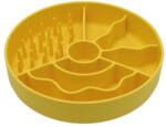 Fiboo Slow Fiboowl habzsolásgátló tál sárga 19cm