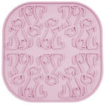 Fiboo Lollipop licking mat rózsaszín 19x19 cm