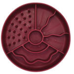 Fiboo Slow Fiboowl mini habzsolásgátló tál burgundi 15 cm