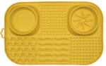 Fiboo Fibooffet licking mat sárga 41x26, 5 cm