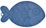 Fiboo Fishka hal alakú licking mat kék 19x13 cm