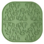 Fiboo Lollipop licking mat zöld 19x19 cm