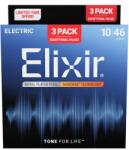 Elixir 16567 Nanoweb 10-46 3-Pack Corzi chitare electrice (16567)