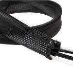 LogiLink Cable FlexWrap with Zipper, 1, 0m, 30mm, black (KAB0046)