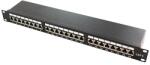 LogiLink Cat. 6A Patch Panel 24-Port STP, black (NP0061)