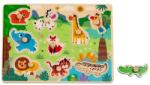  BABU - Puzzle din lemn cu inserții SAFARI (SK16TK-Y857) Puzzle