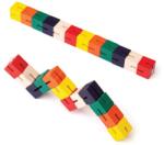 Bigjigs Toys Puzzle din lemn, șarpe colorat 1 buc (DDBJ949)