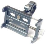 Enlee kormányra szerelhető okostelefon tartó, alu szürke