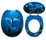 FERRO WC ülöke fém zsanérral delfinmintás (FE-WC/DELFIN)