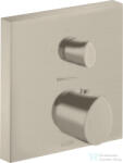 Hansgrohe Axor Starck Organic falsík alatti termosztátos kád/zuhany csaptelep alaptest nélkül, szálcsiszolt nikkel 12715820 (12715820)