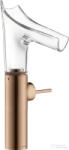 Hansgrohe AXOR STARCK V magasított mosdó csaptelep nem zárható leeresztővel, szálcsiszolt vörös arany hatású 12114310 (12114310)