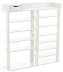 CLP Kristina cipőtartó fehér 109x100x30 cm 317137