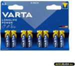 VARTA Longlife Power LR6 AA elem 8db/csomag (ár/csomag) (VLLPAAB8)