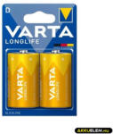 VARTA Longlife LR20 D góliátelem CSOMAGOLÁSSÉRÜLT, AKCIÓS (Ár/db)