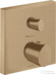 Hansgrohe Axor Starck Organic falsík alatti termosztátos kád/zuhany csaptelep alaptest nélkül, szálcsiszolt bronz 12715140 (12715140)