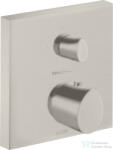 Hansgrohe Axor Starck Organic falsík alatti termosztátos kád/zuhany csaptelep alaptest nélkül, rozsdamentes acél hatású 12715800 (12715800)