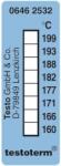 Testo Testoterm Öntapadós, Felragasztható Hőmérőcsík, 50 x 18 mm