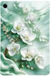  ART TPU Protectie husă pentru Samsung Galaxy Tab A11+ JADE FLOWER