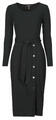 Ralph Lauren Hosszú ruhák PARISSA-LONG SLEEVE-DAY DRESS Fekete US 4