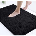 BISK Erga Basic, fürdőszobaszőnyeg 80x50 cm, 6-os modell Chenille Rolled, fekete, ERG-08686 (ERG-08686)