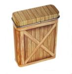 Padonio Fém cigaretta tárca 20 szál cigarettának - fadoboz mintás (08057-6)