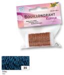 FOLIA Drót huzal aluminium 0, 3mmx60m kék színű, bouillon drót