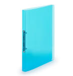 KARTON P+P Gyűrűskönyv A4, 2 gyűrűs 2cm gerinc áttetsző PP, Karton P+P Lines kék - delfinbuvar