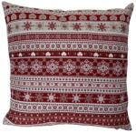 Jiří Polášek Télies mintás díszpárnahuzat - Karácsonyi hópelyhek | 50 x 50 cm (69231797-02-50x50)