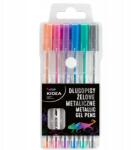 kidea Metál zselés tollak 6 színben - tok, gyorsan száradó (DZMA6KA)