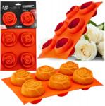 Karl Hausmann Szilikon Muffin Forma Monoporációs Keksz Szappan Rózsa Forma 6db (5905155025883)