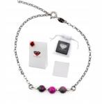  Karkötő Jáde Természetes Kő Ezüst 925 Oxidált Ajándék Kézzel készített