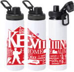 Deconline Crafts XL Karácsonyi Kulacs 850 ml "Reszkessetek betörők - Keviiin" HD (DO129217-850ML)