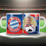 Deconline Crafts BAYER MÜNCHEN keramia bögre egyedi fényképpel 300 ml (DO59997-CERAMIC-MUG-BAYERN)