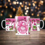 Deconline Crafts Egyedi neves Karácsonyi bögre 3D hatás "Grinch Blend (DO129122)